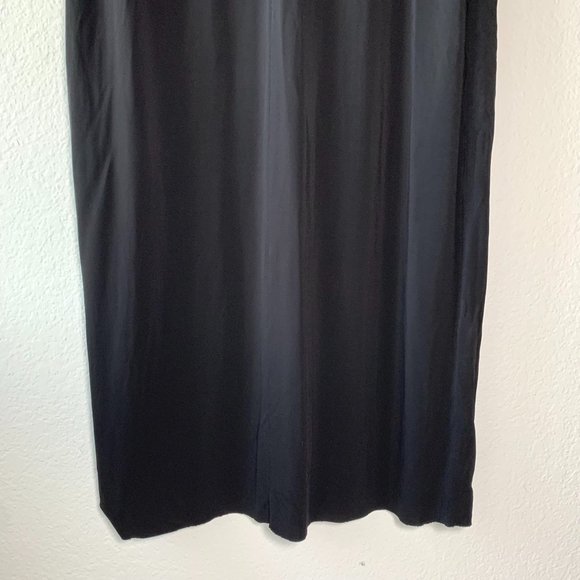 Alexander Wang Sleeveless Midi Jersey Bodycon Dress Black Medium - Picture 9 of 11